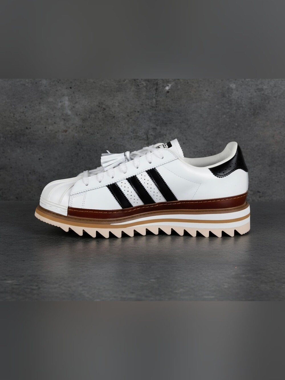 NIB Adidas Superstar CLOT By Edison Chen | White Crystal Sand, 6.5M | 7.5W - Picture 3 of 6